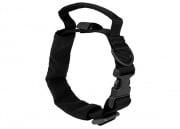 WoSporT Reinforced Dog Collar w/ Handle (Black)