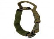WoSporT Reinforced Dog Collar w/ Handle (OD Green)