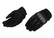 Lancer Tactical Kevlar Airsoft Tactical Hard Knuckle Gloves (Black/Option)
