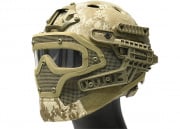 WoSporT Tactical G4 System BUMP Helmet & Mask w/ Goggles (Desert Digital)