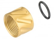 Atlas Custom Works Angles Full Metal 14mm Thread Protector (Gold)