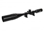 Lancer Tactical 6-24X50 Red & Green & Blue Illuminated Long Range Scope With Sun Shade