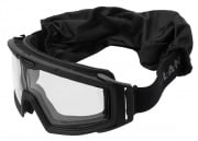 Lancer Tactical Rage Protective Airsoft Goggles (Black/Clear Lens)