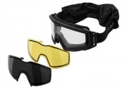 Lancer Tactical Rage Protective Airsoft Goggles (Black/Option)