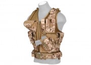 Lancer Tactical Cross Draw Vest w/ Holster (Desert Digital)
