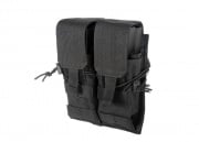 Lancer Tactical Double M4/M16/AK74 Magazine Pouch (Black)