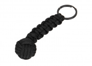 Lancer Tactical Paracord Monkey Fist Keychain (Black/4")