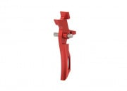 Lancer Tactical RA Style Aluminum Trigger For AEG Airsoft Rifles (Red)