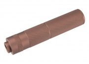 Lancer Tactical 155mm Aluminum Slot-Cut Mock Suppressor (Coyote Brown)