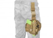 Flyye Industries Tactical Drop Leg MOLLE Pistol Holster (Coyote)