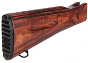 LCT Airsoft AK Series AK-74 Style LCK74 Fixed Stock (Red Wood)