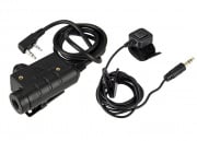 OPSMEN Tactical Earmor PTT Military Adapter for Kenwood (Black)