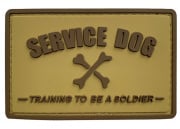 G-Force Service Dog Training to Be a Soldier PVC Morale Patch (Tan)