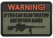 G-Force Warning If You Can Read This You're Within Range PVC Morale Patch (Option)
