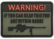G-Force Warning If You Can Read This You're Within Range PVC Morale Patch ( Option )