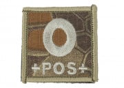 Lancer Tactical Blood Type O POS Patch Velcro (Drake)