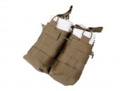 TMC Double Mag Pouch w/ Paracord Lacing (Coyote Brown)