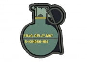 G-Force M67 Grenade PVC Morale Patch (Green)