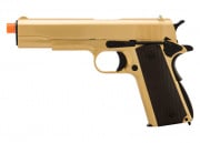 WE Tech 1911 A1 Gold Plated Airsoft Gas Blowback Pistol (Gold)