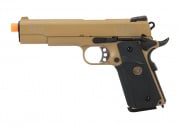 WE Tech 1911 Full Metal MEU Airsoft Gas Blowback Pistol (Tan)