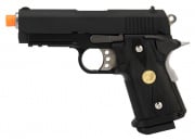 WE Tech 1911 3.8 Baby Hi-Capa GBB Airsoft Pistol Ver. A (Black)