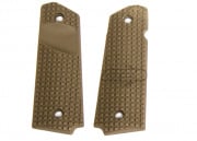 Lancer Tactical Small Squares Series M1911 Grip Panel (Dark Earth)