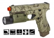 APS ACP Action Combat Pistol CO2 Airsoft Gun (Kryptek Highlander)