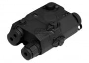 Lancer Tactical LA-5 PEQ-15 Battery Box w/ Red Laser (Black)