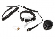 Code Red Headsets Assault-M6 Tactical Motorola 1 Pin Connector Throat Mic (Black)