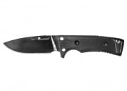 HX Outdoors Locke's Survival Knife w/ Kydex Holster & Fire Starter Stone (Black)