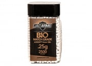 Jag Arms Bio Match Grade .25g 2500 ct. BBs (White)
