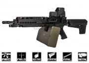 Krytac Trident LMG Enhanced M4 AEG Airsoft LMG (Black/Option)