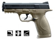 Umarex Smith & Wesson M&P .177/4.5mm CO2 Pistol Airgun (Black/Tan)