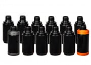Valken Tactical Cylinder C Thunder V Grenade Shells - 12 Pack (Black)