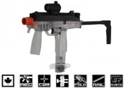 Combat Zone MAG-9 AEG Airsoft SMG (Clear)