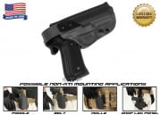 G-Code XST Non-RTI Beretta M9 w/ Rail/Non-Rail Standard Right Hand Holster (Black)