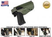 G-Code XST Non-RTI Beretta M9 w/ Rail/Non-Rail Standard Right Hand Holster (OD Green)