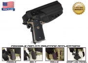 G-Code XST Non-RTI 1911 w/ Rail Standard Right Hand Holster (Black)