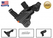 G-Code REAC RTI Tactical Drop Leg Panel & XST 1911 Right Hand Holster (Black)
