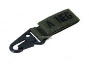 Condor Outdoor A Negative Blood Type Key Chain (OD Green)