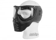 JT Tactical Airsoft Full Face Mask (Black/Clear)