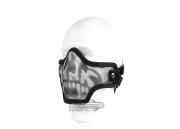 Emerson Tactical Skull Metal Mesh Half Mask (Black)