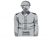 Zombie Industries Nazi Outbreak Cardboard Target (33 X 20")