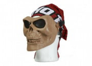 Bravo Airsoft Tactical Gear Skull Mesh Mask (Tan)