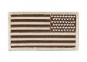 Jag Arms Reversed USA Flag Patch (Desert Tan)