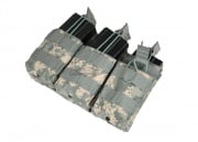 Condor Outdoor MOLLE Triple Open Top Stacker M4/M16 Pouch (ACU)