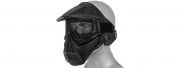 Emerson Industries Full Face Mask w/ Mesh Eye Protection & Visor (Black)