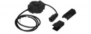 Lancer Tactical ZTAC Motorola 1-Pin Adapter for Radio & Head Set PTT (Black)