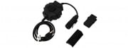 Lancer Tactical ZTAC ICOM Adapter for Radio & Head Set PTT (Black)