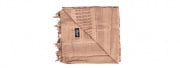 Lancer Tactical Multi-Purpose Shemagh Face Head Wrap (Light Brown/Dark Brown)